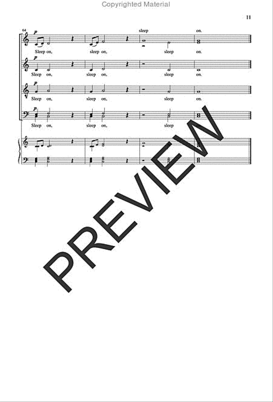And Dream Awhile SSAATTBB scores gallery preview page 10
