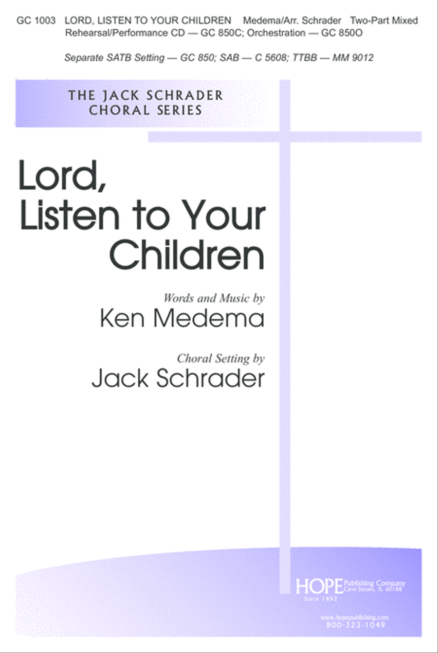 Lord, Listen to Your Children 2-Part scores gallery preview page 2
