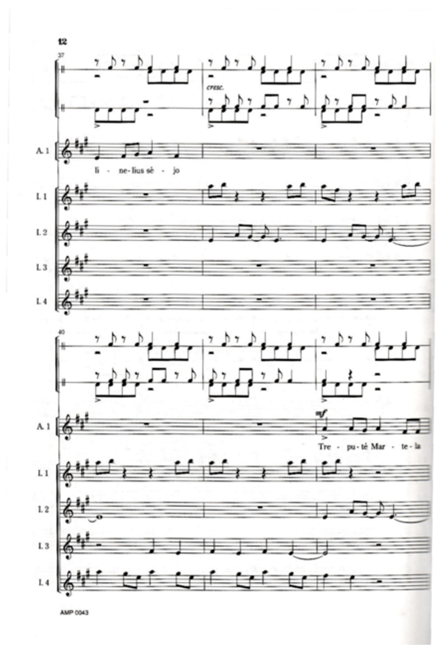 Trepute Martela Trepute Martela SSAATTBB scores gallery preview page 18