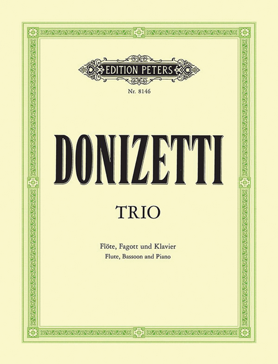 Trio in F for Flute, Bassoon and Piano Bassoon scores gallery preview page 1