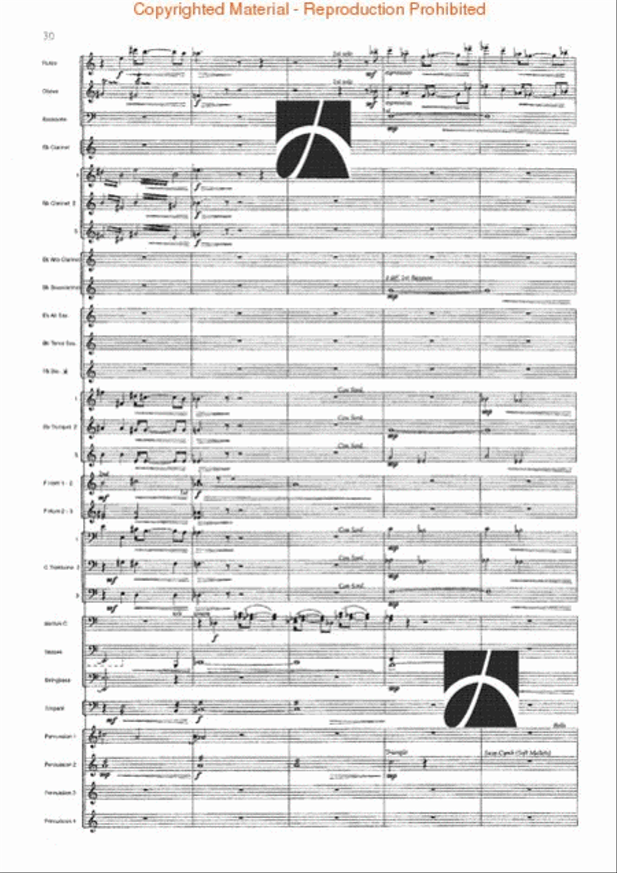 Spartacus Concert Band scores gallery preview page 31