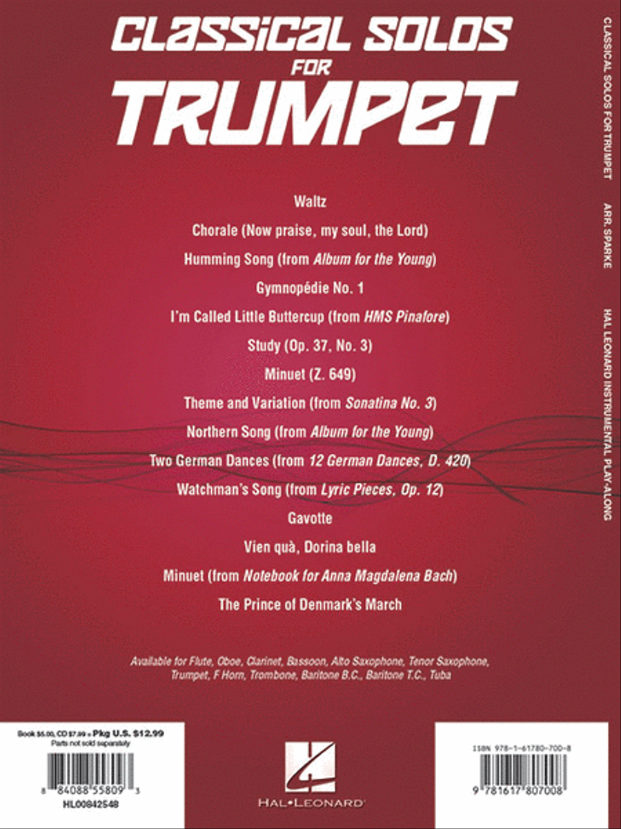 Classical Solos for Trumpet Trumpet Solo scores gallery preview page 7