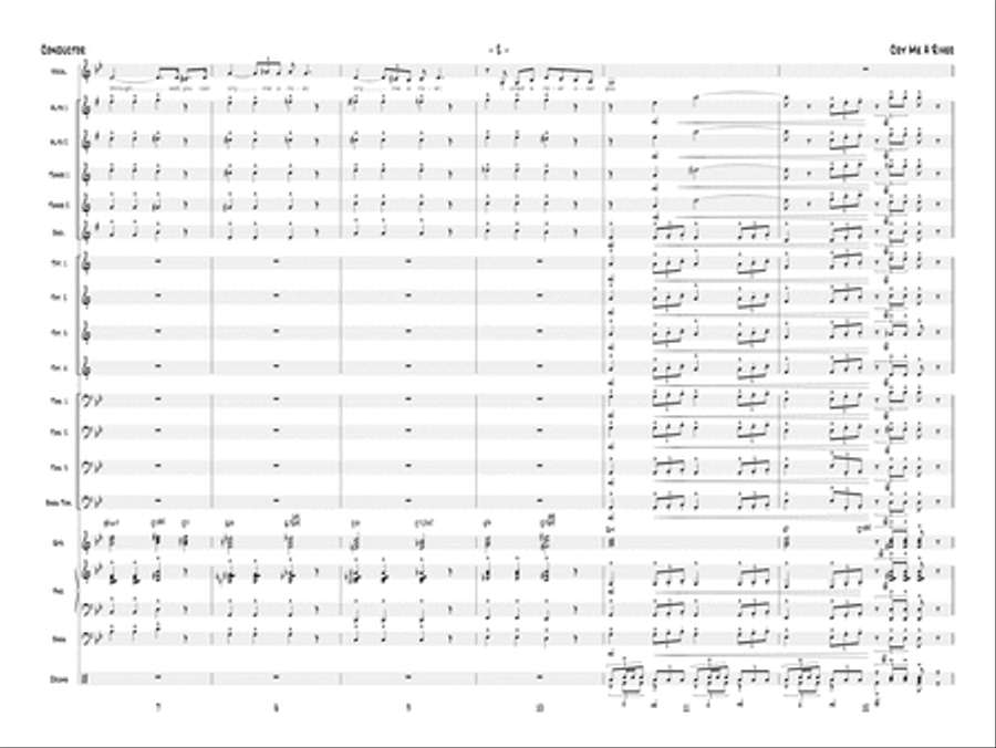 Cry Me a River: Score Jazz Ensemble scores gallery preview page 4