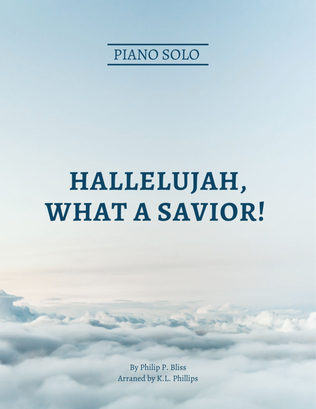 Book cover for Hallelujah, What a Savior! - Piano Solo