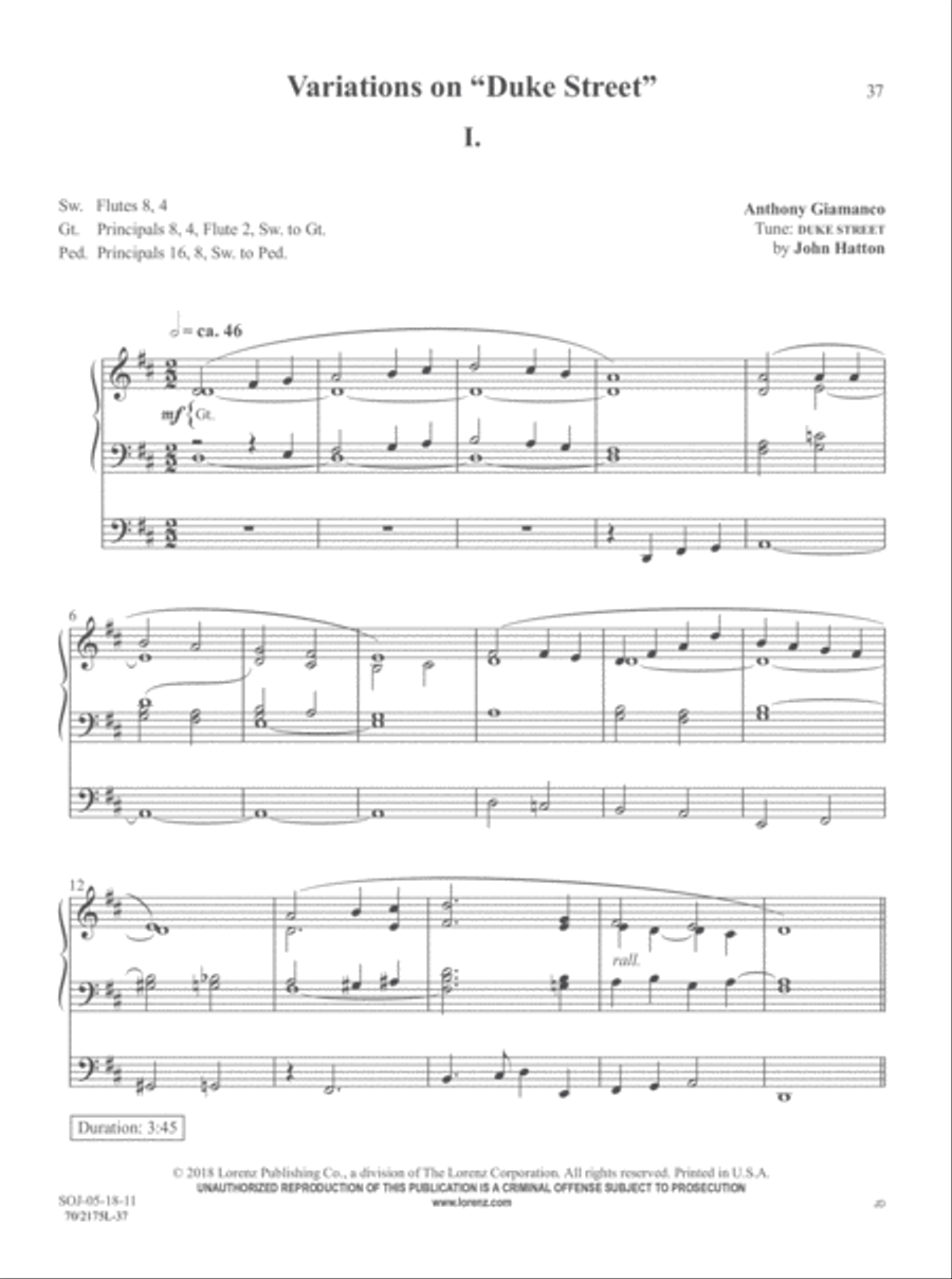 The Sacred Organ Library, Vol. 5 Organ Solo scores gallery preview page 19