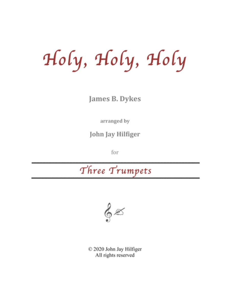 Holy, Holy, Holy for Three Trumpets image number null