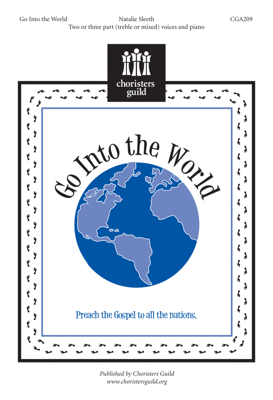 Go Into the World 4-Part scores gallery preview page 1