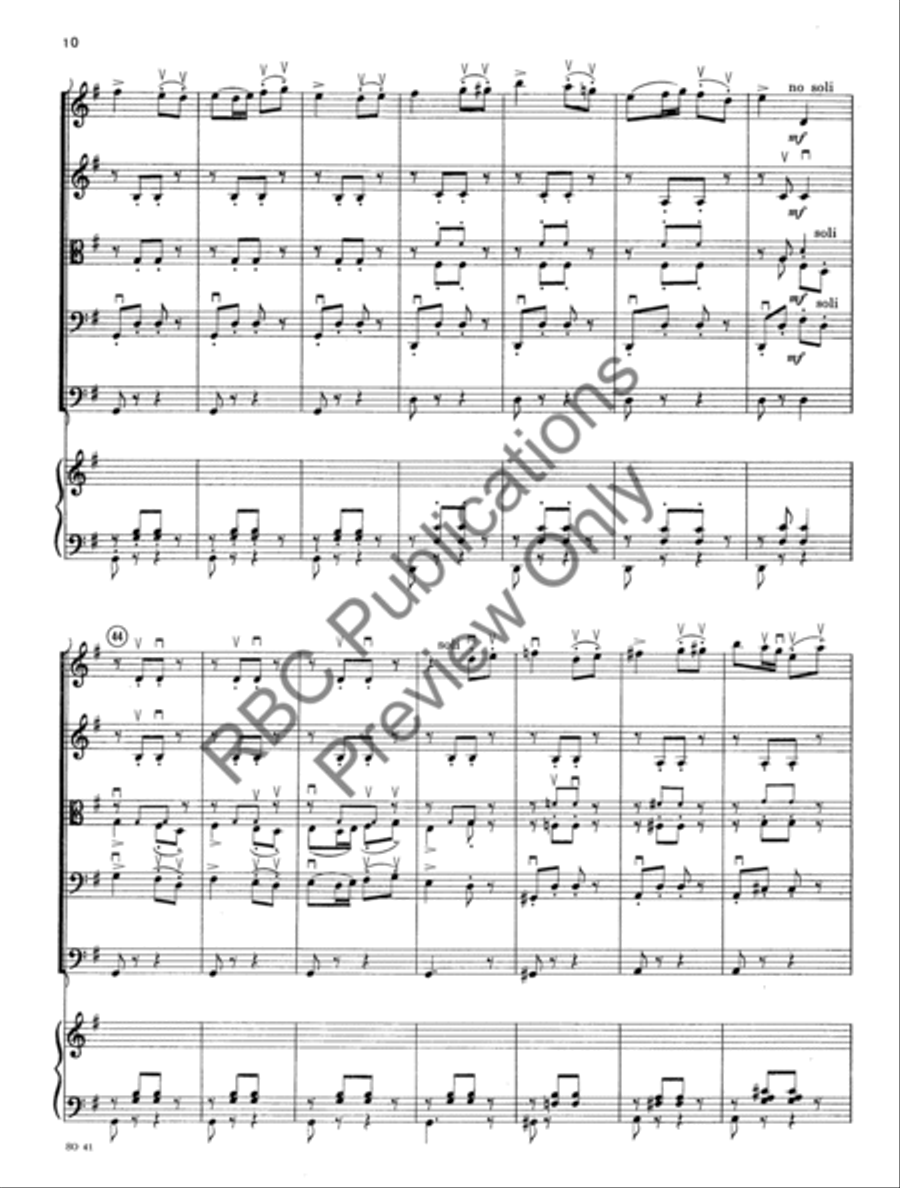 Colorado Suite String Orchestra scores gallery preview page 13