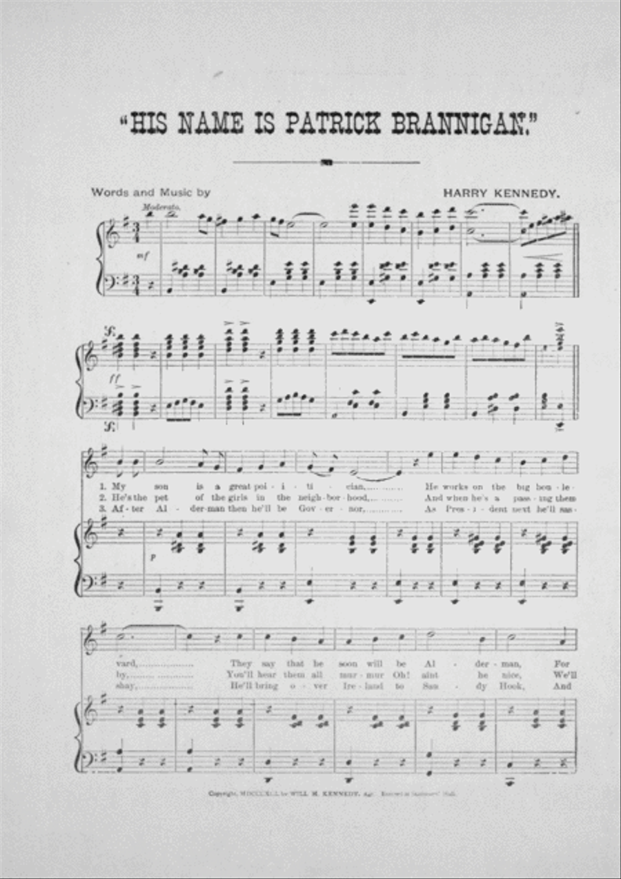 His Name is Patrick Brannigan Voice scores gallery preview page 2