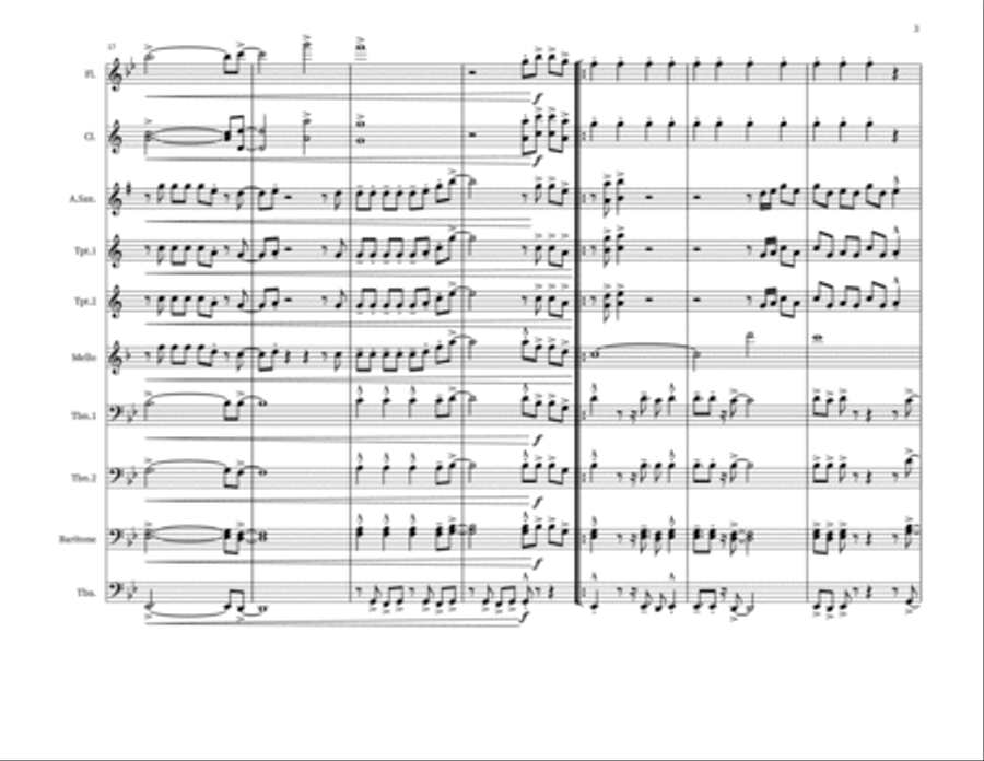I Wanna Be Your Lover I Wanna Be Your Lover Marching Band scores gallery preview page 3