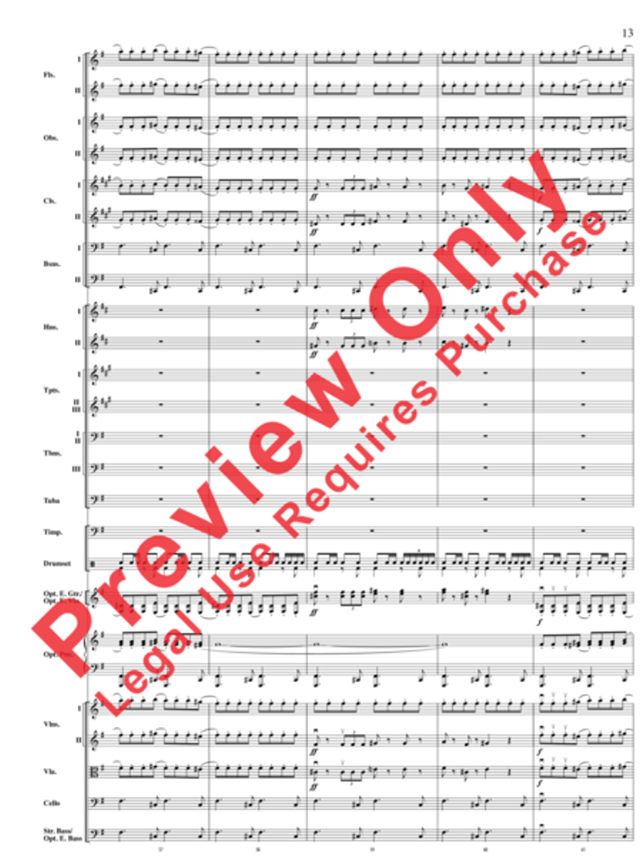A Mad Russian's Christmas Full Orchestra scores gallery preview page 14