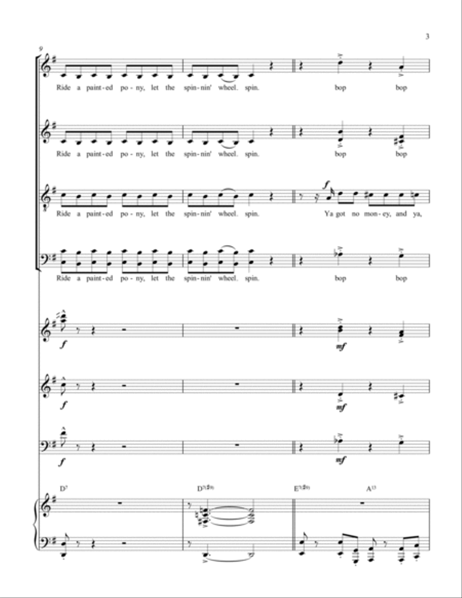 Spinning Wheel Spinning Wheel 4-Part scores gallery preview page 3