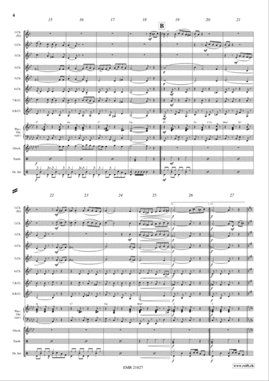 El Choclo Clarinet scores gallery preview page 4