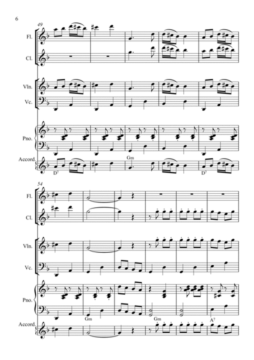 Bulgar From Odessa, traditional Klezmer tune arranged for Klezmer group image number null