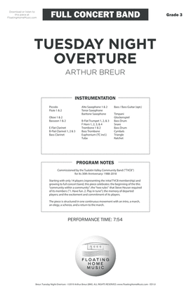 Tuesday Night Overture - Concert Band