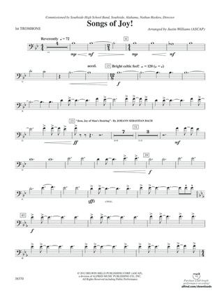 Songs of Joy!: 1st Trombone
