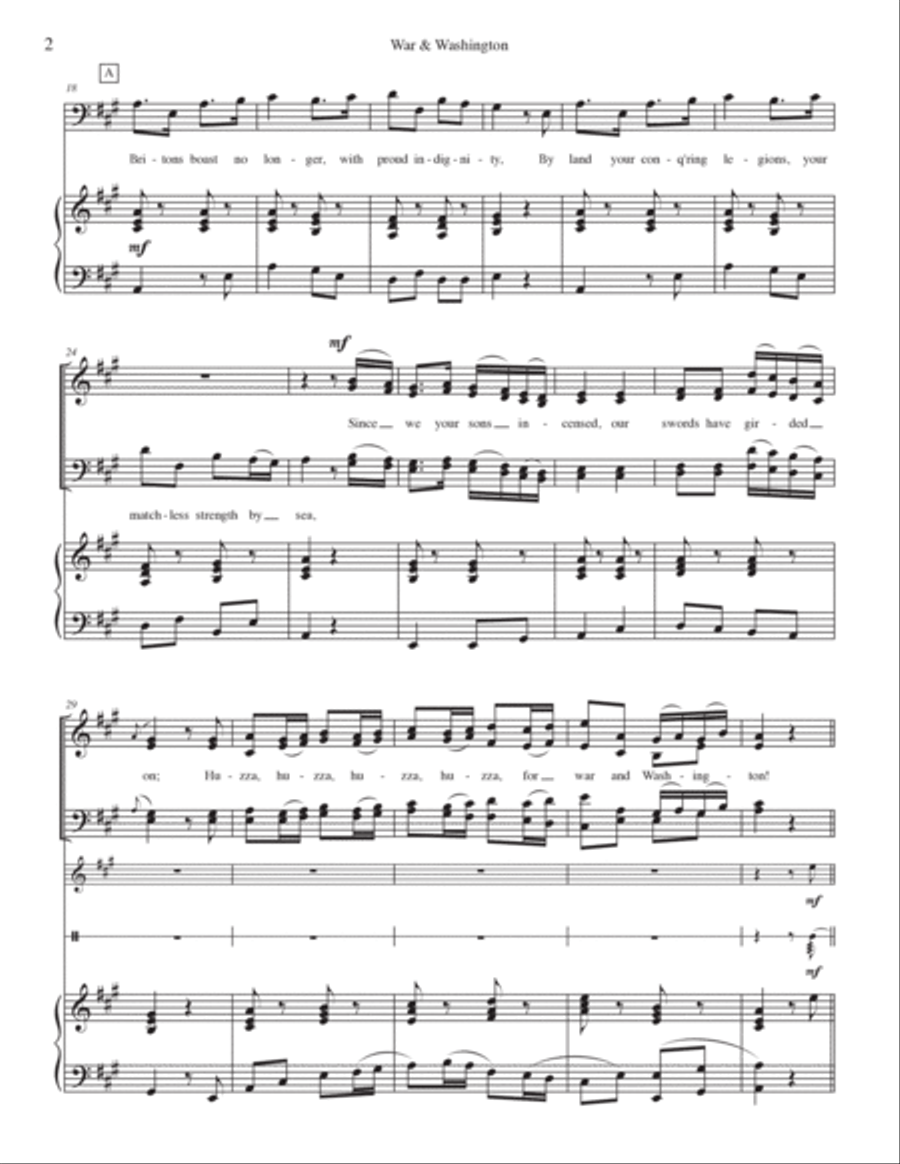 War & Washington War & Washington 4-Part scores gallery preview page 3