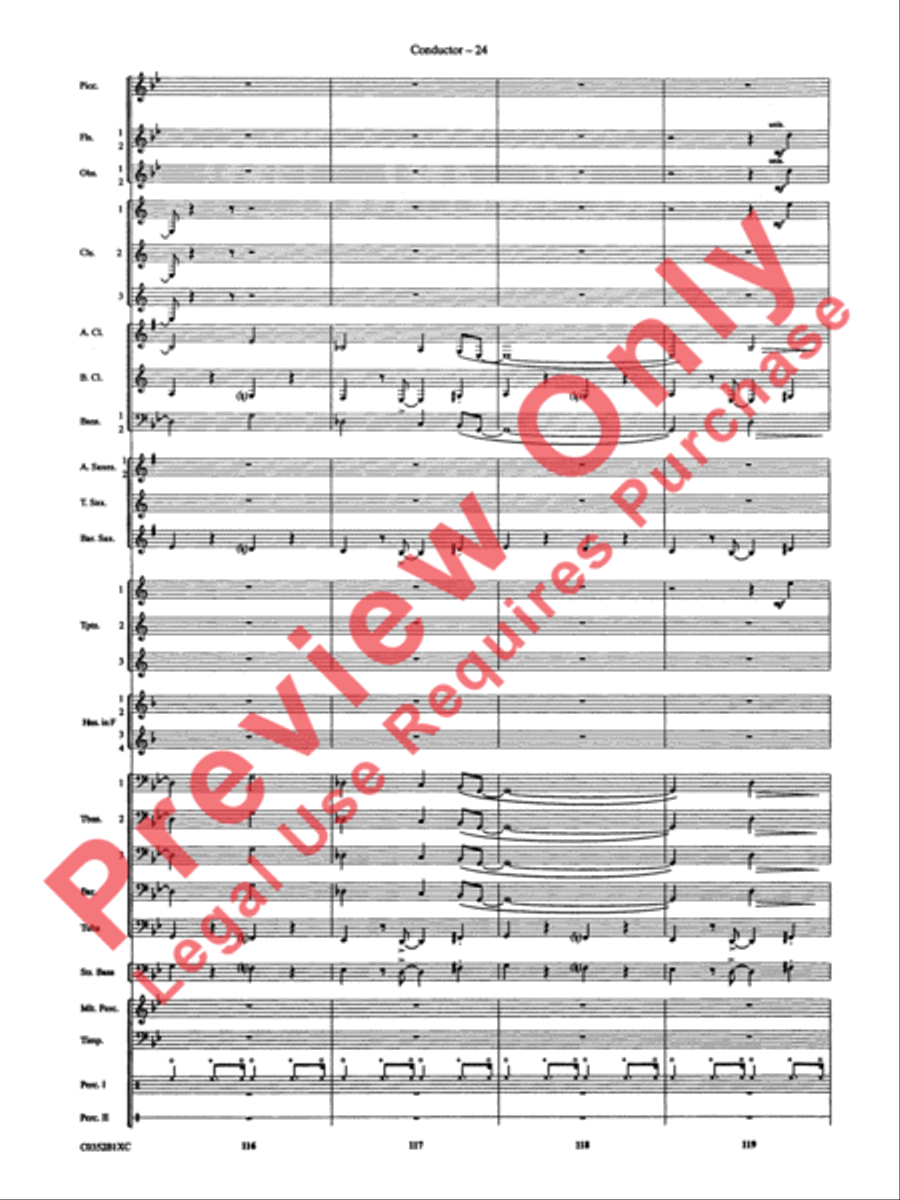 Duke Ellington! Duke Ellington! Concert Band scores gallery preview page 27