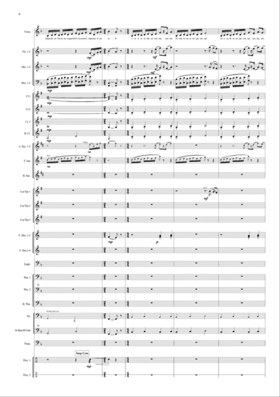 Time To Say Goodbye Time To Say Goodbye Concert Band scores gallery preview page 6