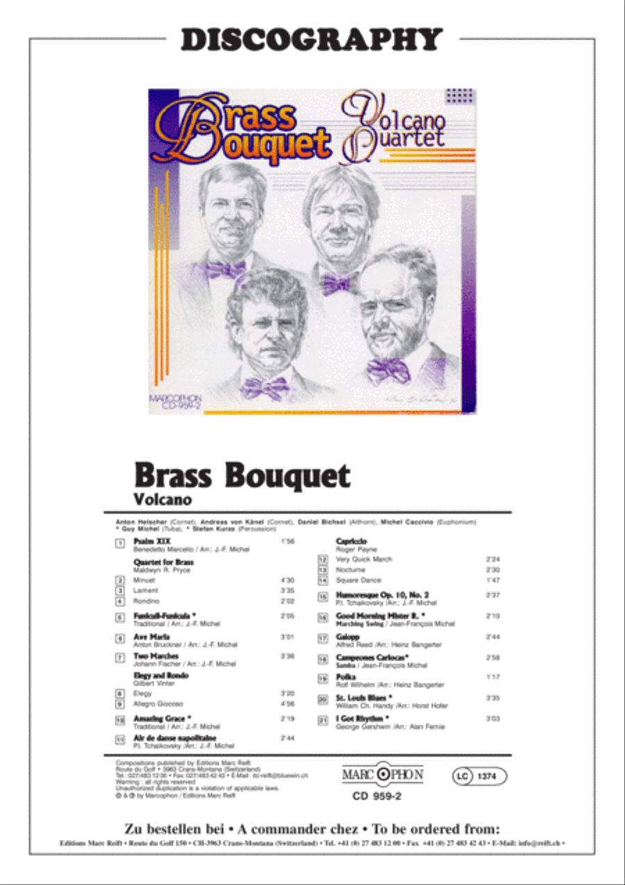 Quartet Album Brass Ensemble scores gallery preview page 3