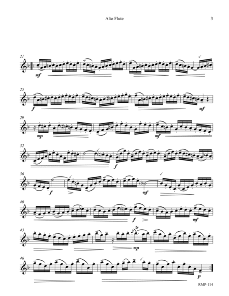 12 Great Flute Encores-alto flute part