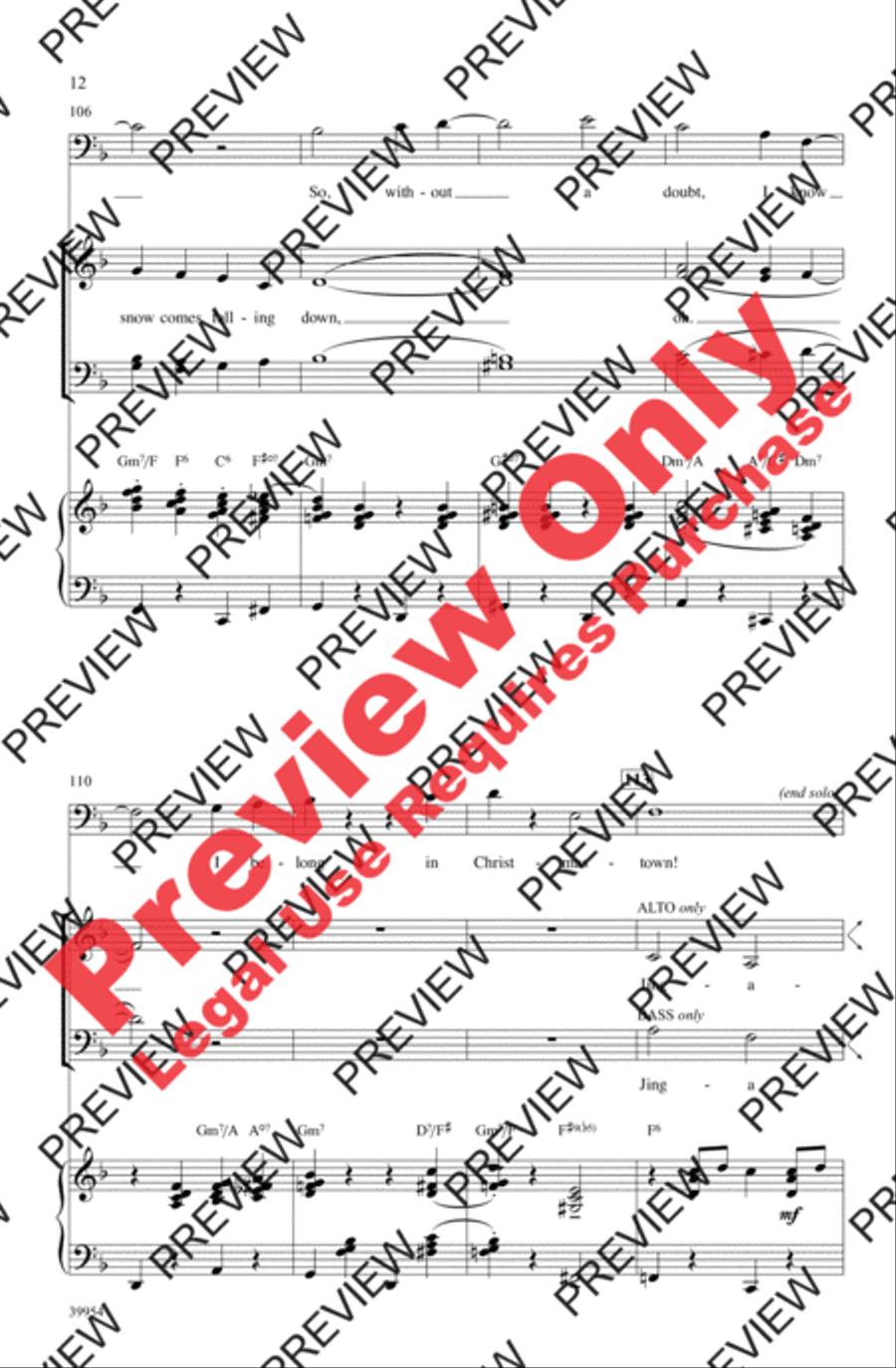 Elf: A Medley from the Broadway Musical - SoundTrax CD (CD only) Choir scores gallery preview page 12