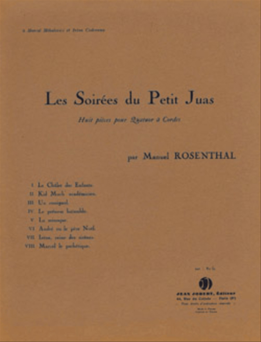 Les Soirees Du Petit Juas String Quartet scores gallery preview page 1