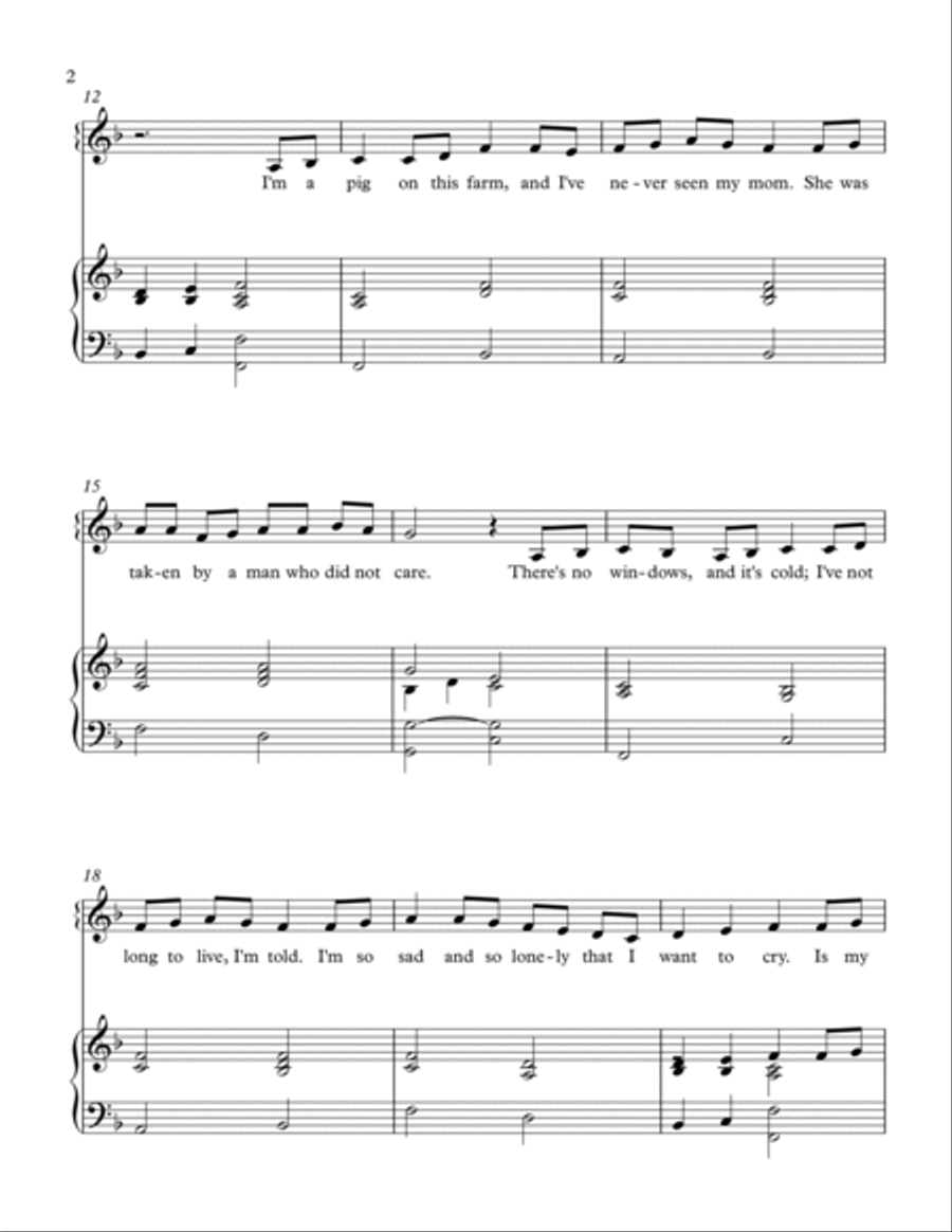 I'm a Pig Voice scores gallery preview page 2