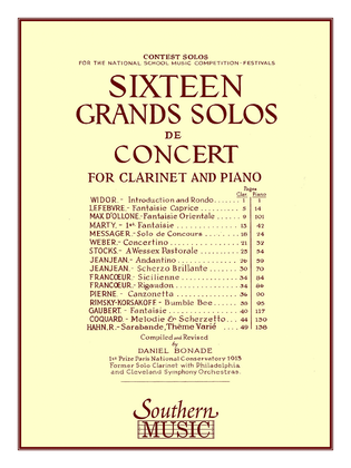 Book cover for 16 Grand Solos de Concert