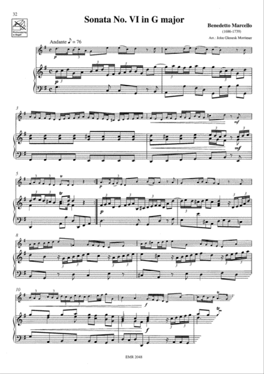 6 Sonatas Tenor Saxophone scores gallery preview page 8