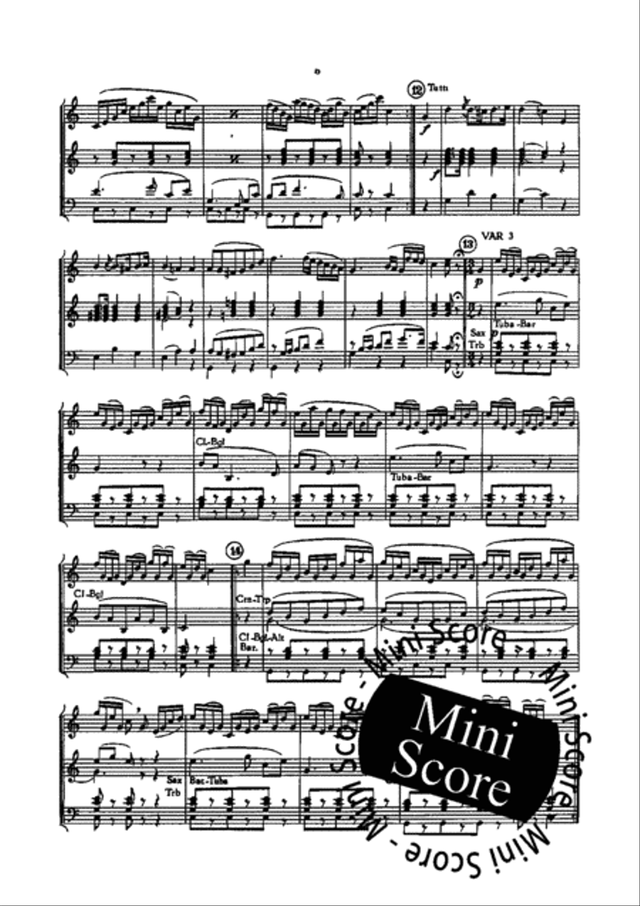 La Pluie d'Or La Pluie d'Or Concert Band scores gallery preview page 9