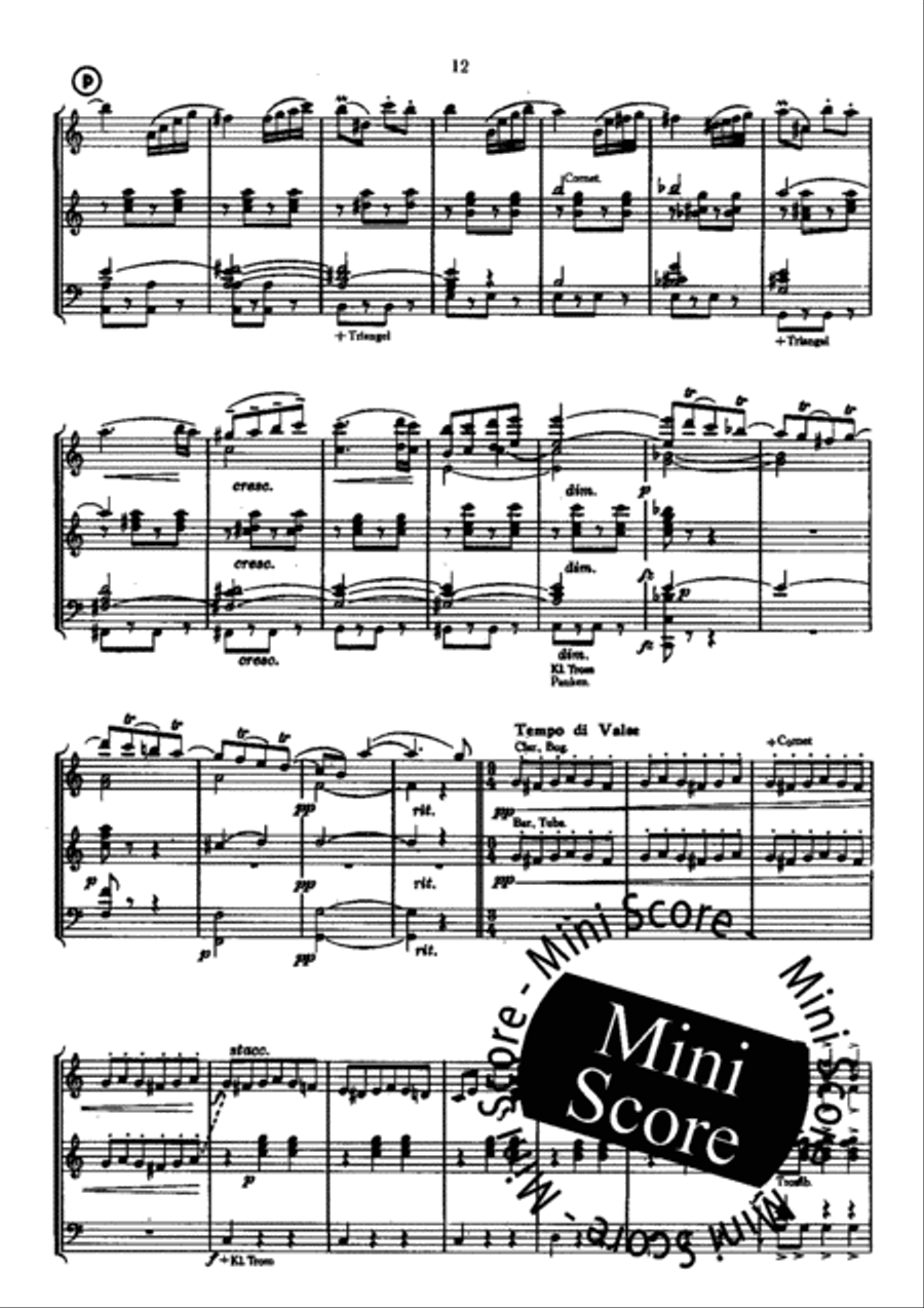 Die Fledermaus Concert Band scores gallery preview page 70