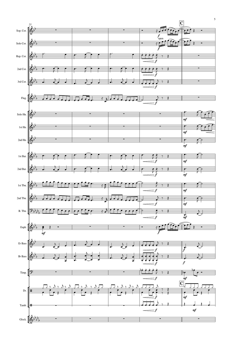 Thinking Out Loud Brass Band scores gallery preview page 6