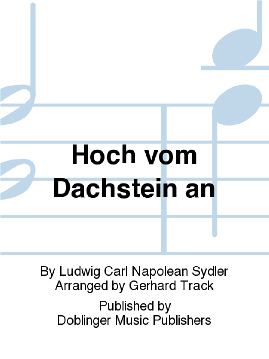 Hoch vom Dachstein an Choir scores gallery preview page 1