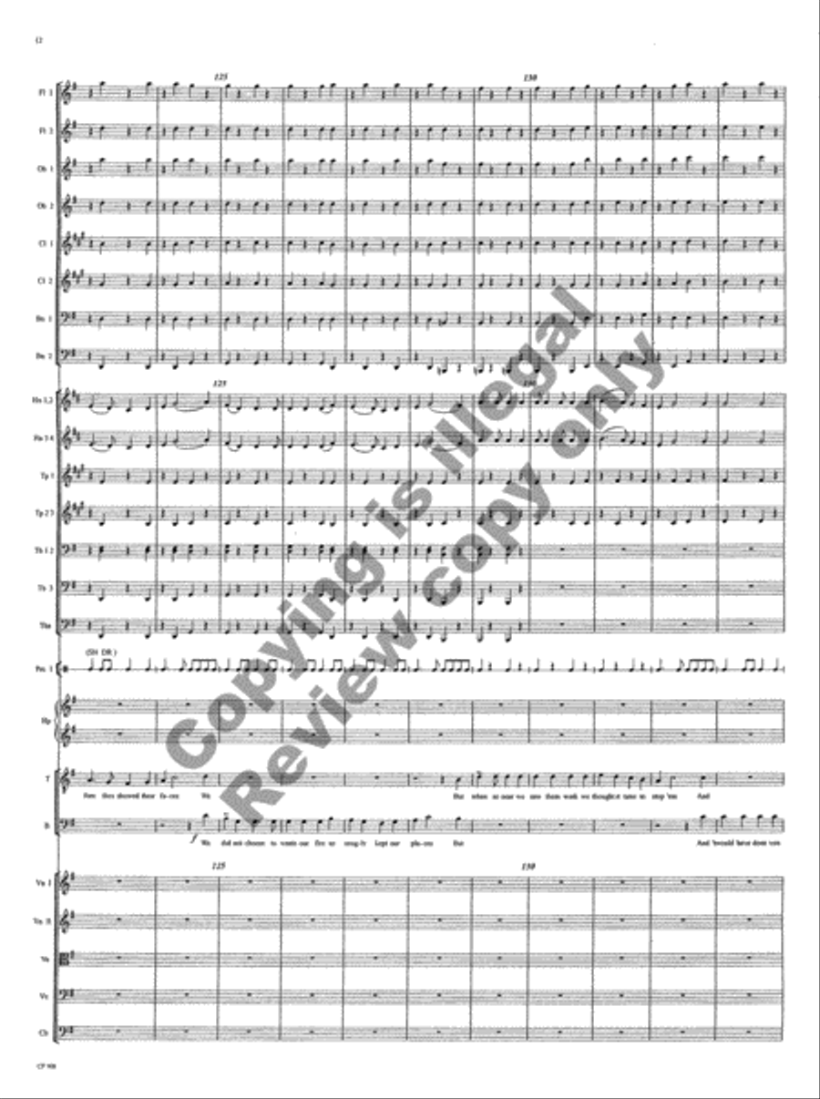 American Folk Song Suite (Orchestra Score) Choir scores gallery preview page 68