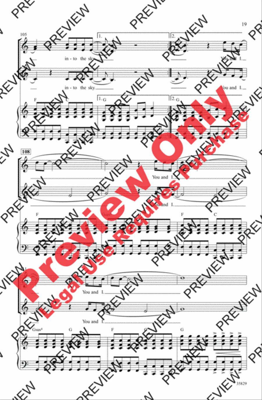 Green Day on Stage: Selections from American Idiot Women's Choir scores gallery preview page 19