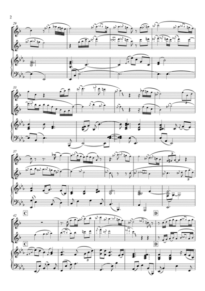 Amazing grace TRIO (Piano & 2 Tenor Saxophones) image number null