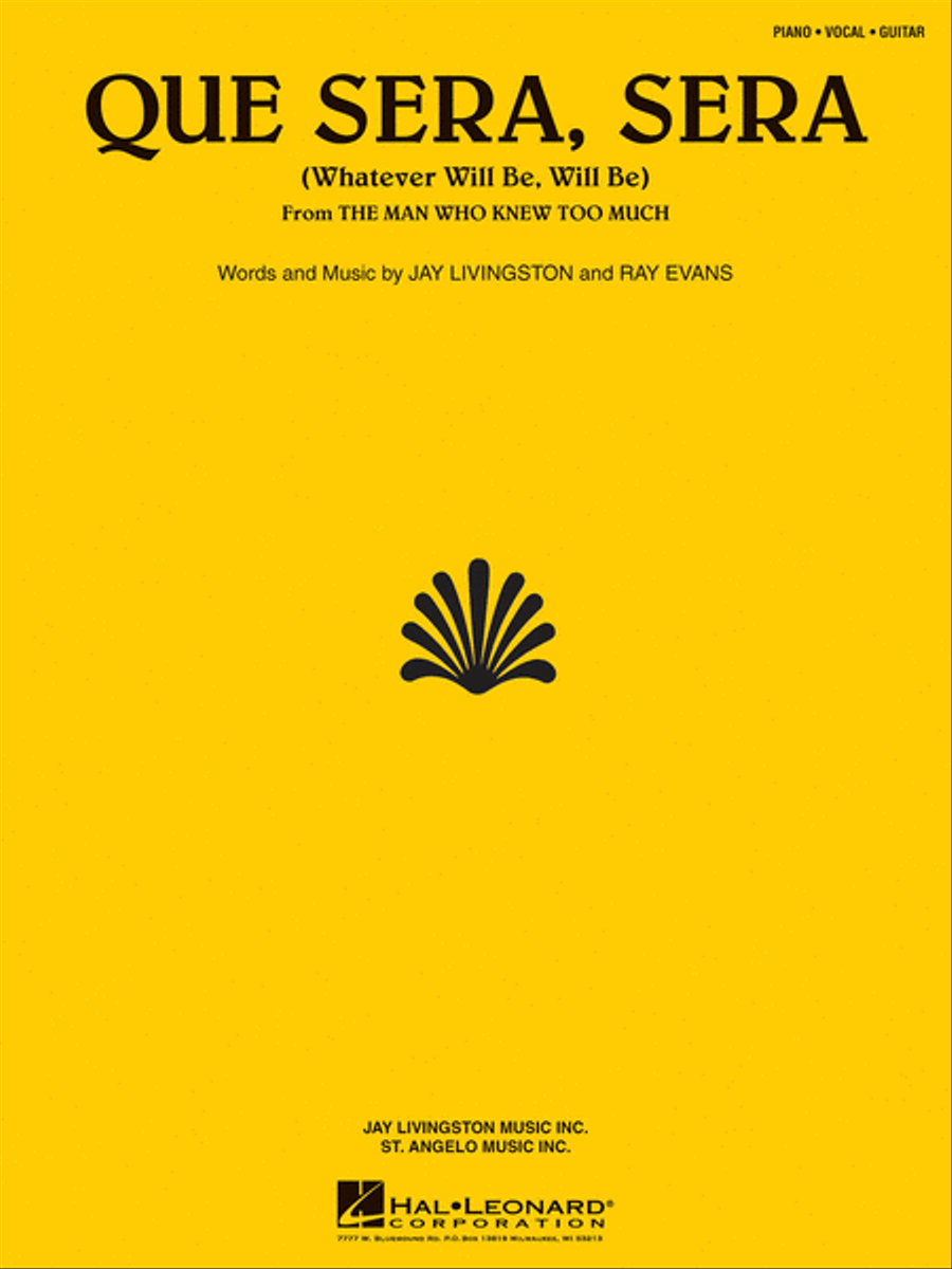 Que Sera, Sera (What Will Be Will Be) Piano, Vocal, Guitar scores gallery preview page 1