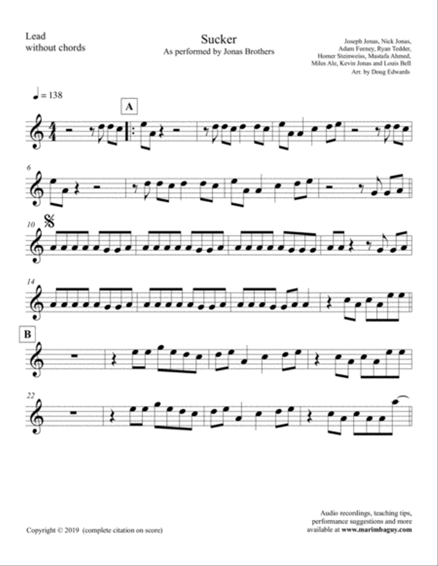 Sucker Percussion Ensemble scores gallery preview page 3