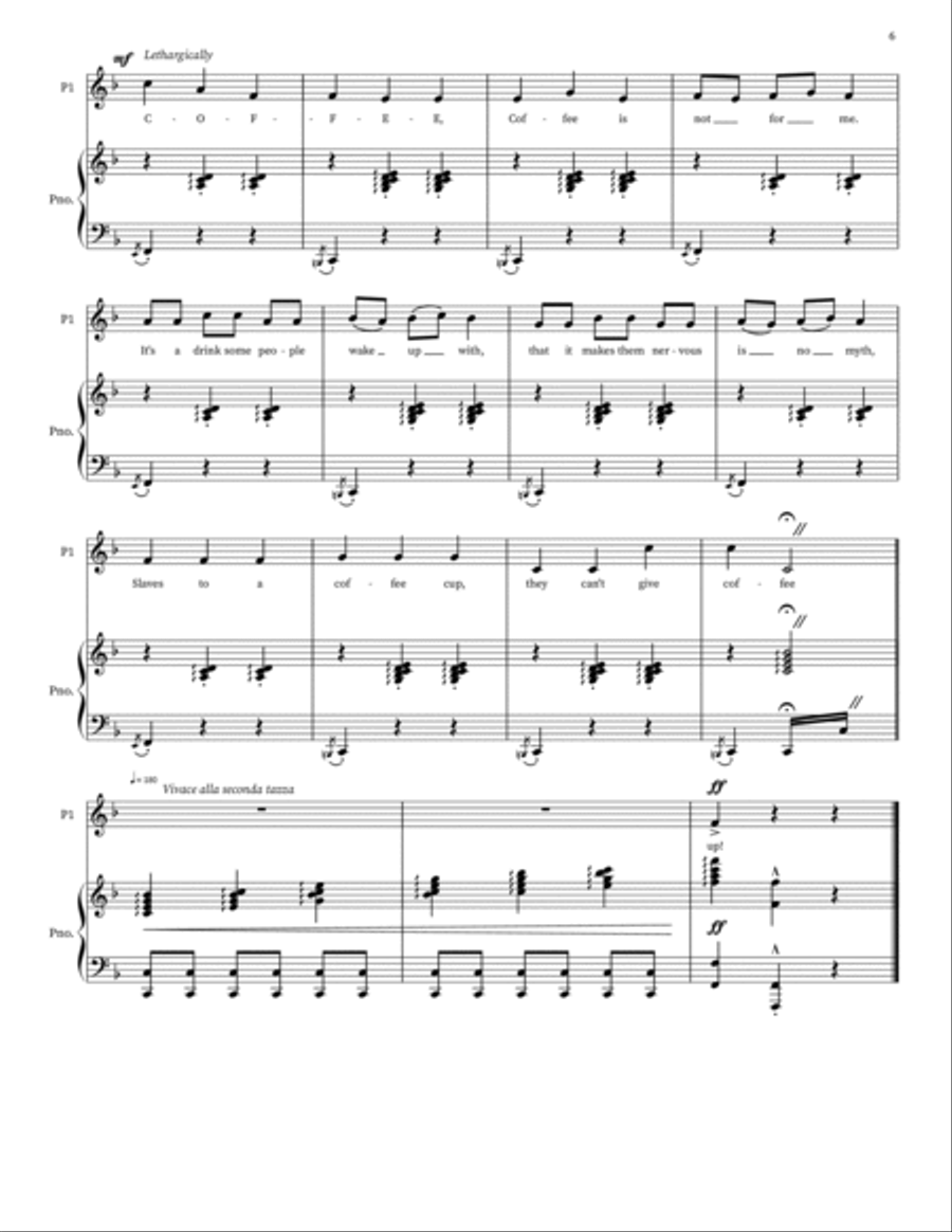 Coffee Canon Coffee Canon 3-Part scores gallery preview page 6
