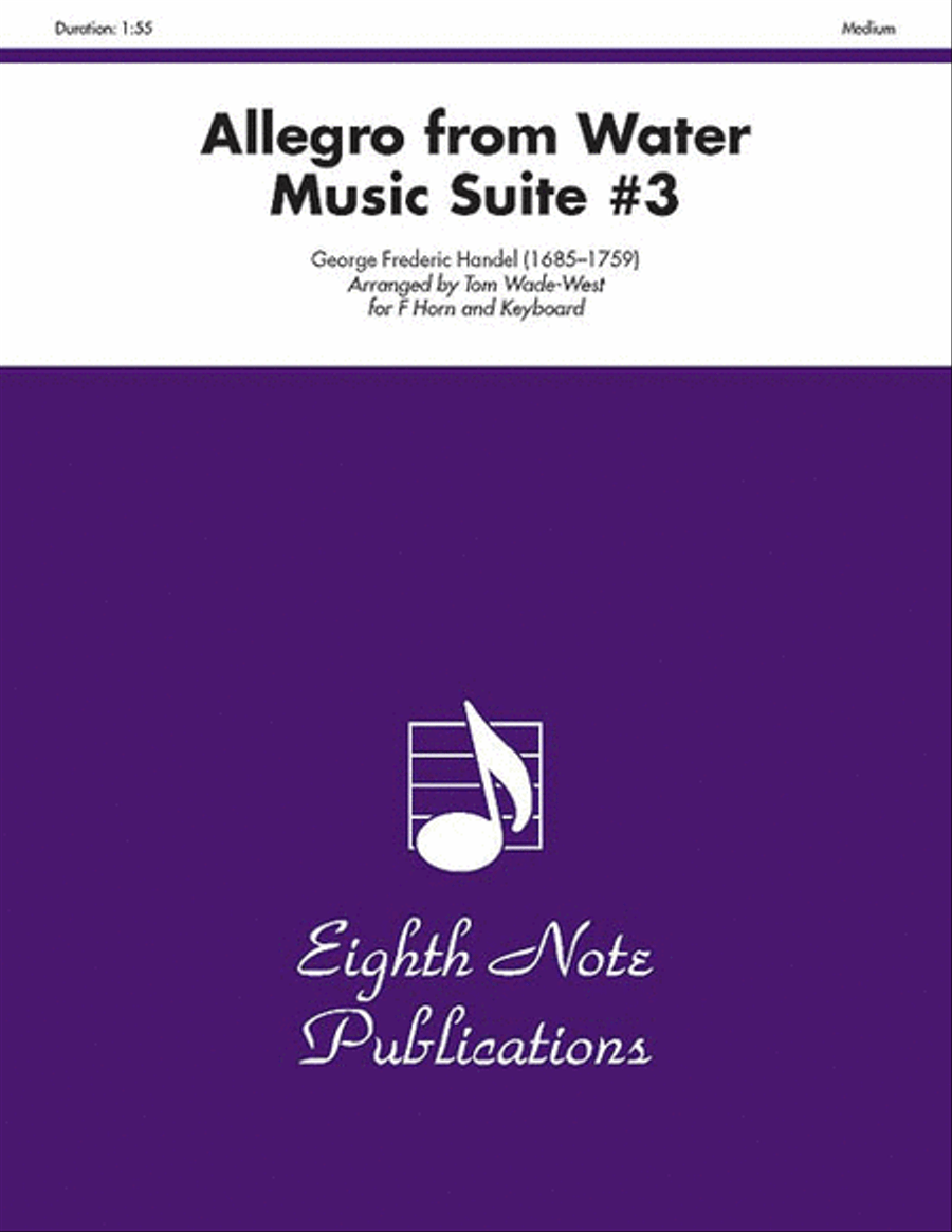 Allegro (from Water Music Suite #3) Small Ensemble scores gallery preview page 1