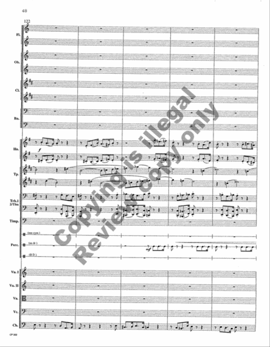 Symphony No. 1 Full Orchestra scores gallery preview page 50