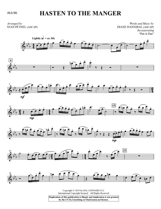 Hasten to the Manger (With "Pat-A-Pan") (arr. Stan Pethel) - Flute