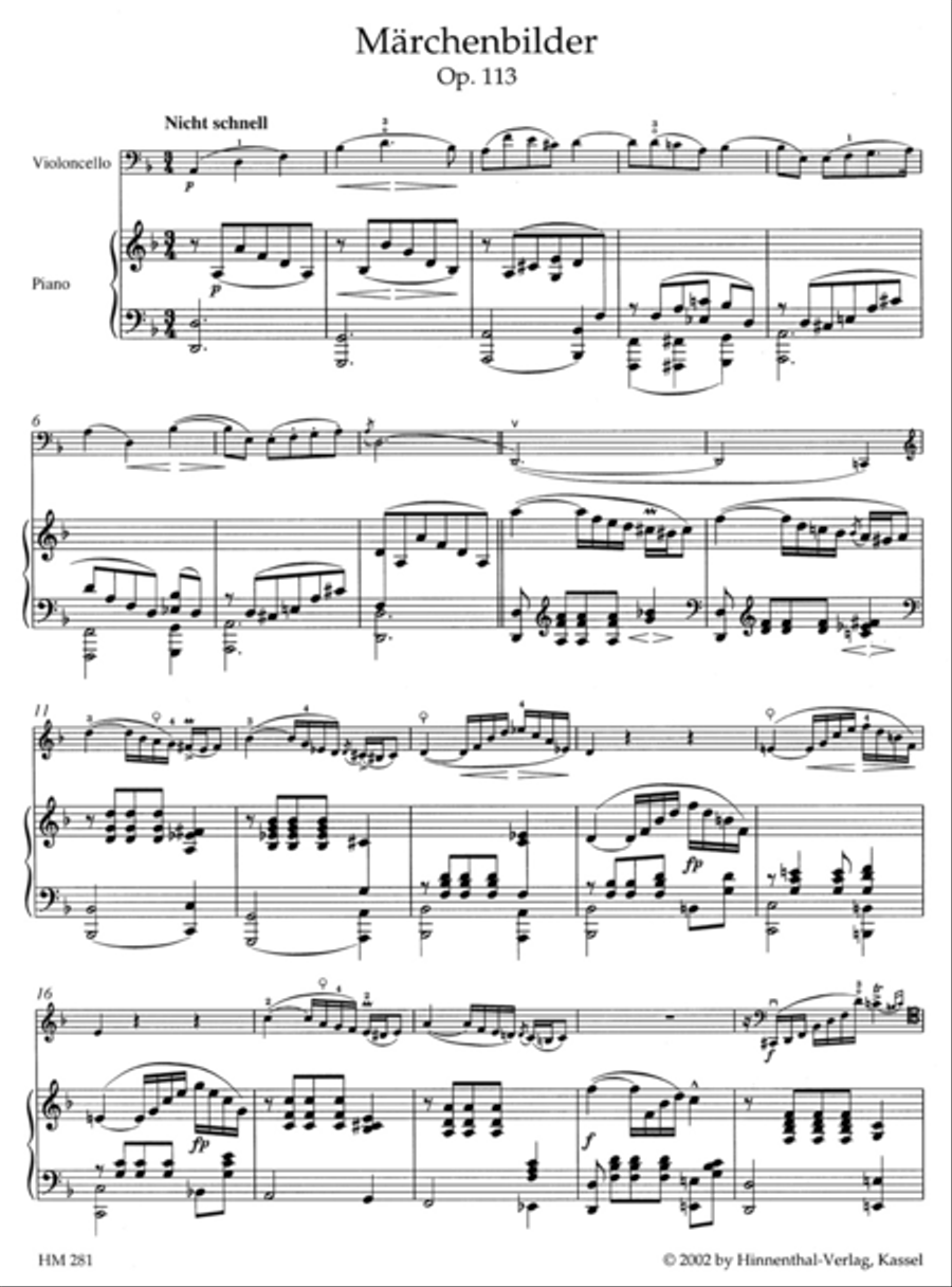 Märchenbilder, op. 113 Piano scores gallery preview page 2