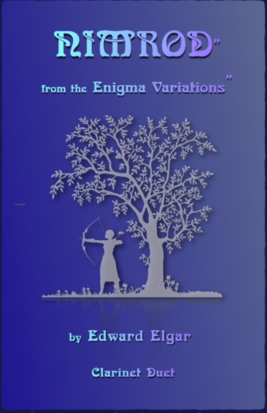 Nimrod, from the Enigma Variations by Elgar, Clarinet Duet Clarinet Duet scores gallery preview page 1
