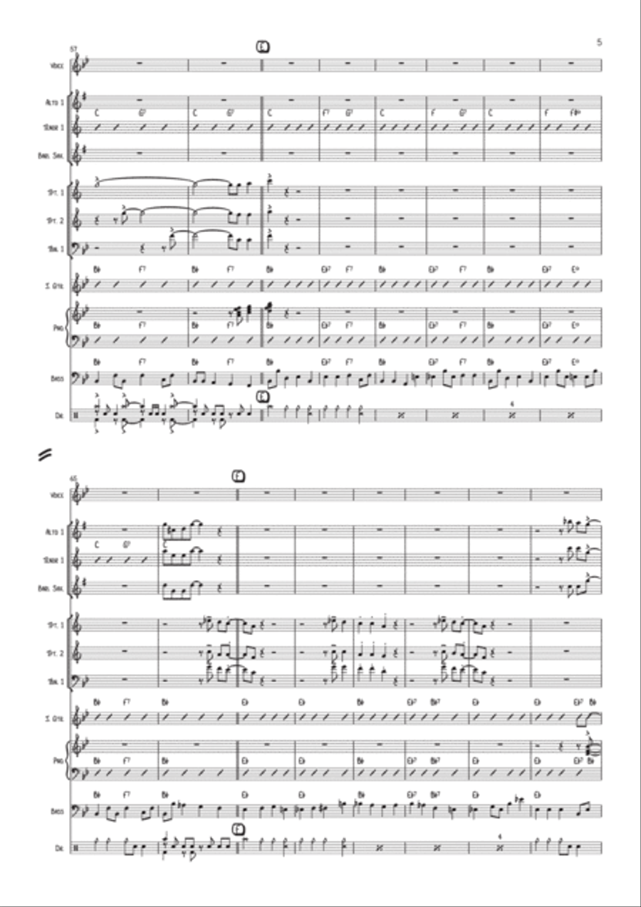 Tuxedo Junction Jazz Ensemble scores gallery preview page 6