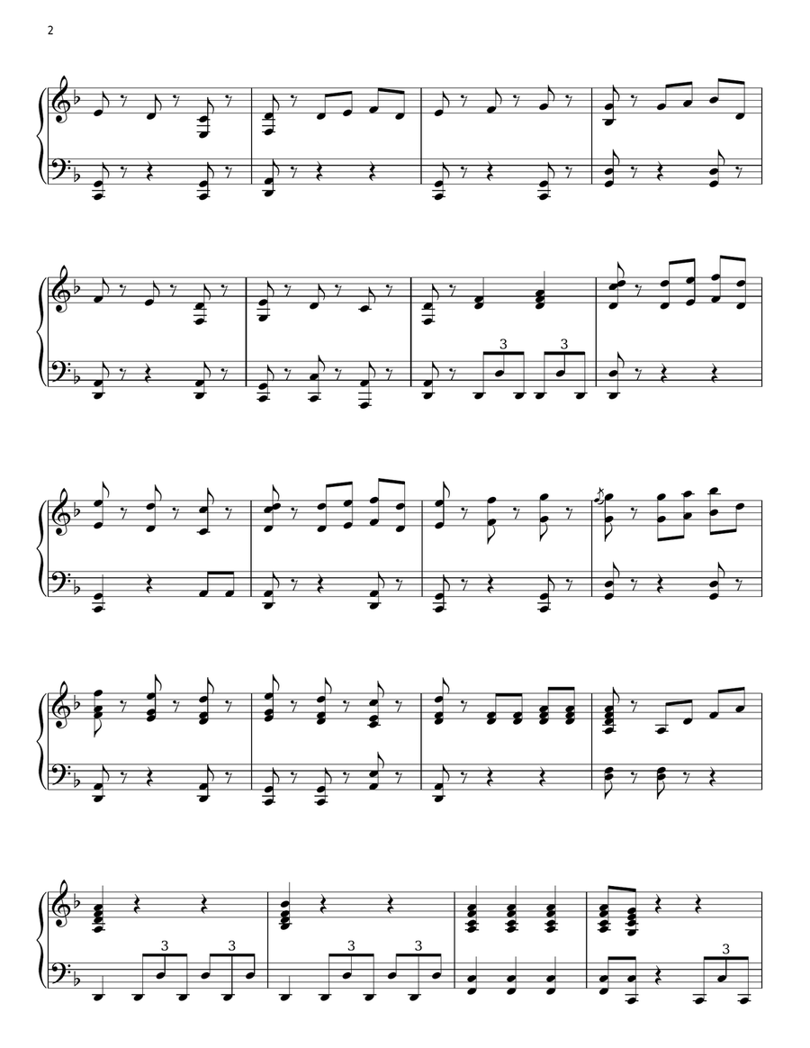 The Black Pearl Piano Solo scores gallery preview page 2