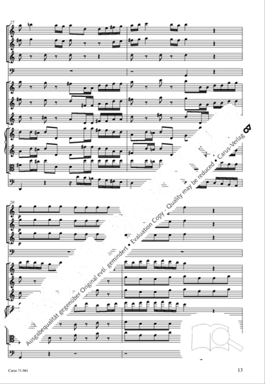 O Lord, we come to praise thee 4-Part scores gallery preview page 14