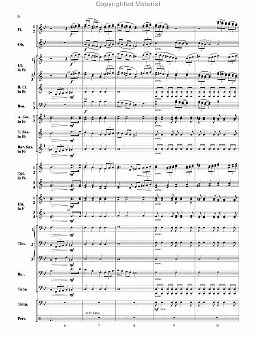 Triumphal Ode Triumphal Ode Concert Band scores gallery preview page 7