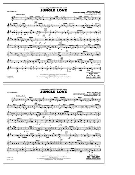 Jungle Love - 2nd Bb Trumpet
